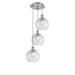 Innovations Lighting Bruno Marashlian Athens Water Glass 14 Inch 3 Light Multi Light Pendant - 113B-3P-OB-G1215-8