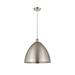 Innovations Lighting Bruno Marashlian Ballston Dome 16 Inch Large Pendant - 516-1P-SN-MBD-16-SN