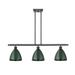 Innovations Lighting Bruno Marashlian Plymouth Dome 36 Inch 3 Light Linear Suspension Light - 516-3I-BK-MBD-75-SF-LED