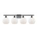 Innovations Lighting Bruno Marashlian Athens 36 Inch 4 Light Bath Vanity Light - 516-4W-BK-G121-8