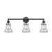 Innovations Lighting Bruno Marashlian Bellmont 30 Inch 3 Light Bath Vanity Light - 205BK-BPSN-HRSN-G192