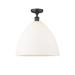 Innovations Lighting Bruno Marashlian Ballston Dome 16 Inch 1 Light Semi Flush Mount - 516-1C-AB-GBD-164-LED