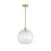 Innovations Lighting Bruno Marashlian Athens Water Glass 12 Inch Mini Pendant - 516-1P-SG-G1215-12