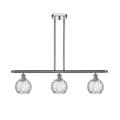 Innovations Lighting Bruno Marashlian Athens Water Glass 36 Inch 3 Light Linear Suspension Light - 516-3I-WPC-G1215-6