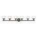 Innovations Lighting Bruno Marashlian Cairo 44 Inch 4 Light Bath Vanity Light - 330-6W-BK-CLW-LED