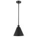 Innovations Lighting Bruno Marashlian Ballston Cone 12 Inch Mini Pendant - 516-1S-SG-MBC-12-SG-LED