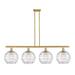 Innovations Lighting Bruno Marashlian Athens Deco Swirl 48 Inch 4 Light Linear Suspension Light - 516-4I-SG-G1213-10