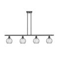 Innovations Lighting Bruno Marashlian Athens Water Glass 46 Inch 4 Light Linear Suspension Light - 516-4I-WPC-G1215-6-LED