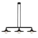 Innovations Lighting Bruno Marashlian Appalachian 44 Inch 3 Light Linear Suspension Light - 213-OB-MFR-BK-12