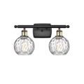 Innovations Lighting Bruno Marashlian Athens Water Glass 16 Inch 2 Light Bath Vanity Light - 516-2W-SG-G1215-6