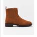 American Eagle Outfitters Shoes | Ae Fur Trim Chelsea Boot | Color: Brown | Size: 8