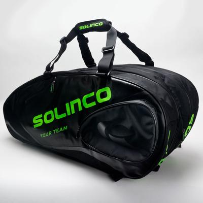 Solinco Tour 15-Pack Racquet Bag Black/Neon Green ...