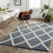 Esenler 9'2" x 12' Traditional Shag Plush Pewter/Ink/Bone/Charcoal/Multi Brown/Blue/Light Gray Area Rug - Hauteloom