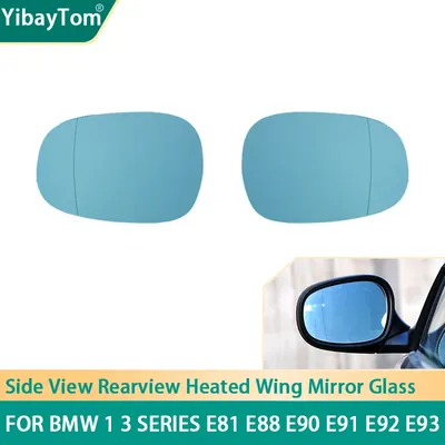 Rétroviseur latéral chauffant pour BMW série 1 3 E81 E88 E90 E91 E92 E93 318d 320d 320i