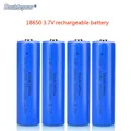 Batterie lithium-ion rechargeable 100% capacité réelle 4 pièces 3.7V 18650