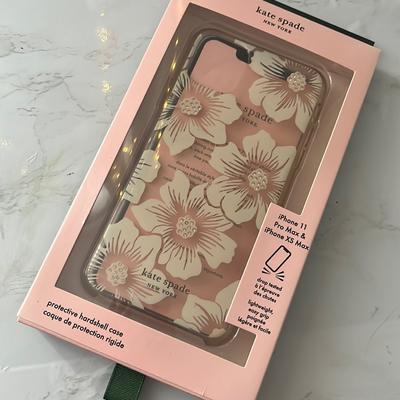 Kate Spade Accessories | Kate Spade Hollyhock Clear Rhinestone Phone Case Iphone 11 Pro Max & Xs Max | Color: Tan/Brown | Size: Iphone 11 Pro Max & Iphone Xs Max