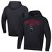 Men's Under Armour Black Hartford Hawks All Day Fleece Pullover Hoodie