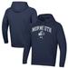 Men's Under Armour Navy Monmouth Hawks All Day Fleece Pullover Hoodie