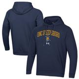 Men's Under Armour Navy UNCG Spartans All Day Fleece Pullover Hoodie