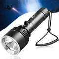 XLENTGEN Scuba Diving Torch 5000 Lumens Super Bright XHP70 LED Dive Torch with 3 Modes, 100 Meters Underwater Torch with 26650 Battery & Charger