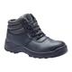 Blackrock Chukka Waterproof Work Boots, Waterproof Safety Boots, Mens Womens Steel Toe Cap Safety Boots, Work Shoes, Safety Shoes, Black Leather, Lightweight, Slip On, Security Shoes - Size 10