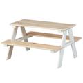 Table avec bancs pour enfant