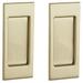 Baldwin Santa Monica Passage Pocket Door Set with Door Pull from the