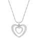 Giani Bernini Jewelry | Giani Bernini Double Heart Love 925 Sterling Silver Necklace | Color: Silver | Size: Os