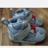 Nike Shoes | Infant Girls Nike Air Jordan Athletic Shoes Size 4c | Color: Gray | Size: 4bb