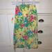 Lilly Pulitzer Dresses | Lilly Pulitzer Strapless Floral Dress | Color: Green/Yellow | Size: S
