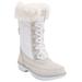 Plus Size Women's The Eileen Waterproof Boot by Comfortview in White (Size 10 W)