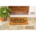 Evergreen Enterprises, Inc 16"x28" Outdoor Entryway Coir Doormat "Come Back w/ Wine & Dog Treats" Coir in Brown | 28 W x 16 D in | Wayfair