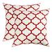 Red Barrel Studio® Grondin Embroidered Uniquely Patterned Pillow Covers redCotton Blend | 18 H x 18 W x 1 D in | Wayfair