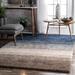 Blue/Brown 108 x 0.91 in Area Rug - George Oliver Antony Striped Hand Tufted Brown/Navy Area Rug Polyester | 108 W x 0.91 D in | Wayfair