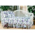 Yesteryear Wicker Twin Daybed Wicker/Rattan in White | 42 H x 41 W x 80 D in | Wayfair TRDB-W