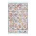 Gray 26 x 0.33 in Area Rug - Langley Street® Haefner Floral Orange/Blue Area Rug Polypropylene | 26 W x 0.33 D in | Wayfair