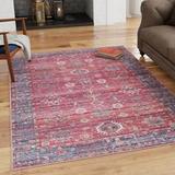 White 47 x 0.5 in Area Rug - Langley Street® Hedin Blood Moon Maahru Rug Polyester | 47 W x 0.5 D in | Wayfair 0614D49D99204596BB39A0FC89479EDF