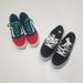 Vans Shoes | 2 Pair Of Vans | Color: Blue/Green/Red | Size: 4.5 And 5.0