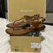 Michael Kors Shoes | Michael Kors Plate Thong Sandals | Color: Tan | Size: 8