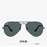 Ray-Ban Accessories | Brand New Ray-Ban Aviator Sunglasses | Color: Black | Size: Os