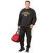 Men's Big & Tall Russell® Crew Sweatshirt by Russell Athletic in Black (Size XLT)