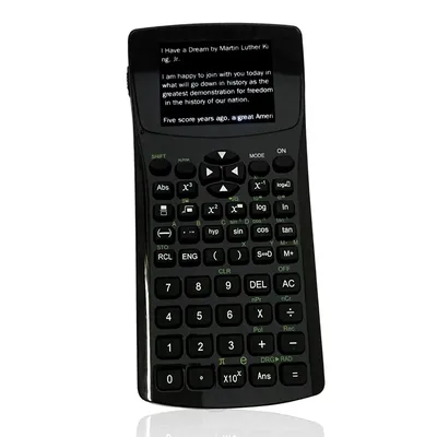 Calculatrice de lecture de texte multifonction avec lecteur de livre électronique lecteur de