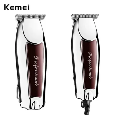 Kemei tondeuse à cheveux professionnelle pour hommes rasoir électrique à cordon Rechargeable adapté