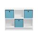 Porch & Den Szold Basic Storage Bookcase with Bins