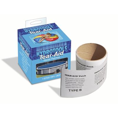 3" Gray HydroTools Tear-Aid Multi-Use Vinyl Repair Patch for Pools