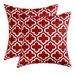 Red Barrel Studio® Halley Embroidered Uniquely Patterned Pillow Covers redCotton Blend | 18 H x 18 W x 1 D in | Wayfair