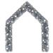 The Holiday Aisle® Christmas Garland Decoration Artificial Xmas Garland w/ LED Lights, Granite | 2.5 H x 393.7 W x 2.5 D in | Wayfair