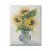 Stupell Industries Soft Abstract Sunflowers Indoor Flowers Still Life Painting Gray Farmhouse Rustic Framed Giclee Texturized Art By Pam Britton Canvas | Wayfair