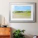 Alcott Hill® From The Terrace I Premium Framed Print - Ready To Hang Paper, Solid Wood in Blue/Green | 30.5 H x 42.5 W x 1 D in | Wayfair