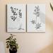 Rosalind Wheeler Botanical Imprint I Premium Gallery Wrapped Canvas - Ready To Hang Canvas, Solid Wood in Black/Green | 12 H x 8 W x 1 D in | Wayfair